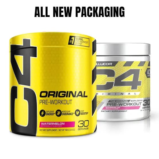 C4 Original Pre Workout Powder (GRAPE) Sugar Free Preworkout Energy for Men & Women 150mg Caffeine + Beta Alanine + Creatine - 30 Servings